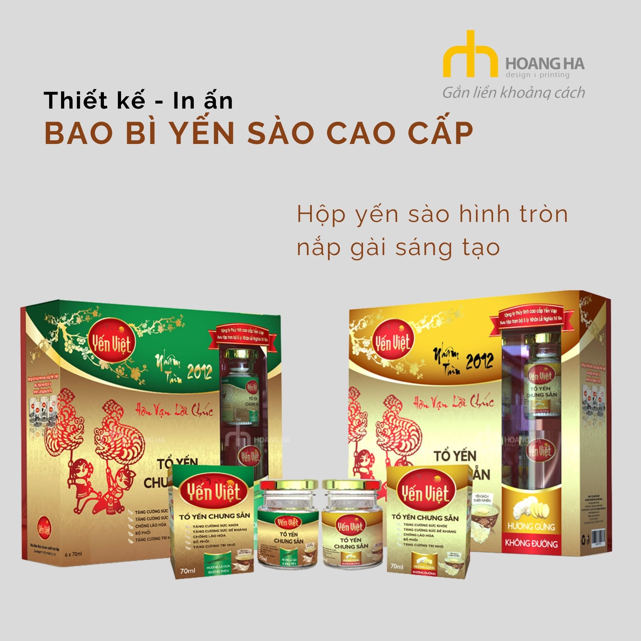 thiết kế - in ấn hộp yến sào cao cấp